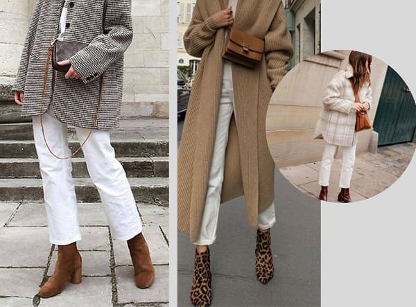 porter un manteau blanc