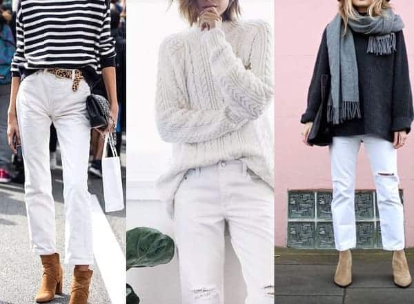 11 idées de Pantalon blanc hiver  pantalons blancs, vestimentaire, mode  femme