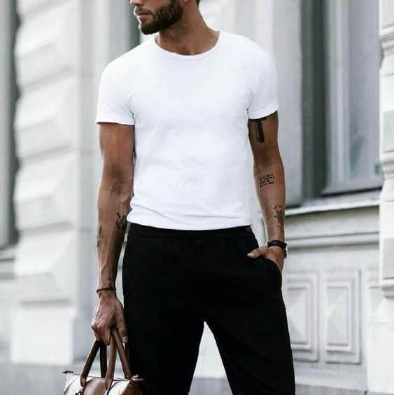 Porter le tee shirt blanc, mode homme - Blog Isabellebyisa