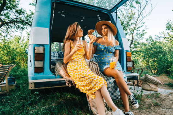 Pause détente entre copines